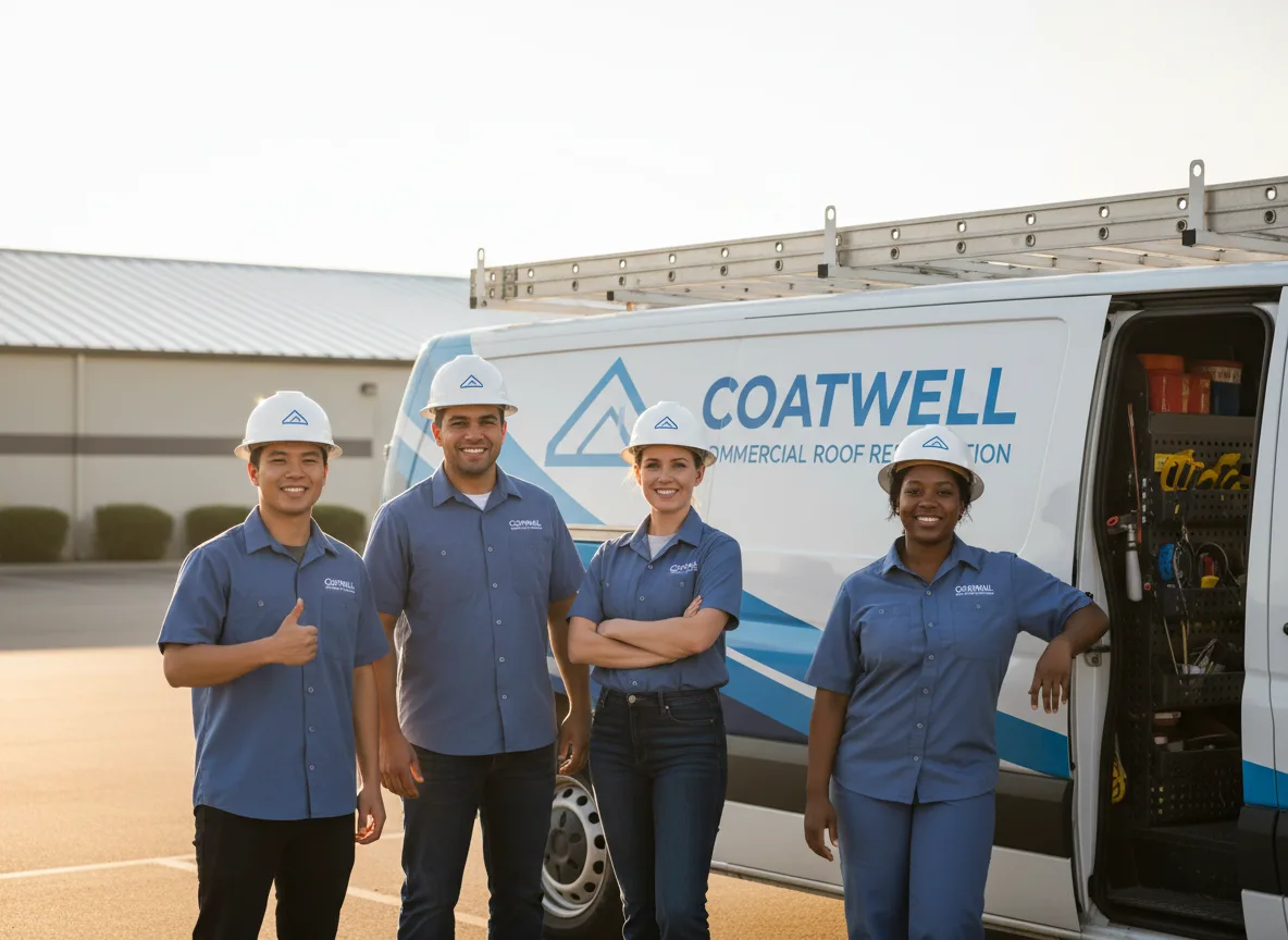 Commercial roof coating company in Garden Plain, KS